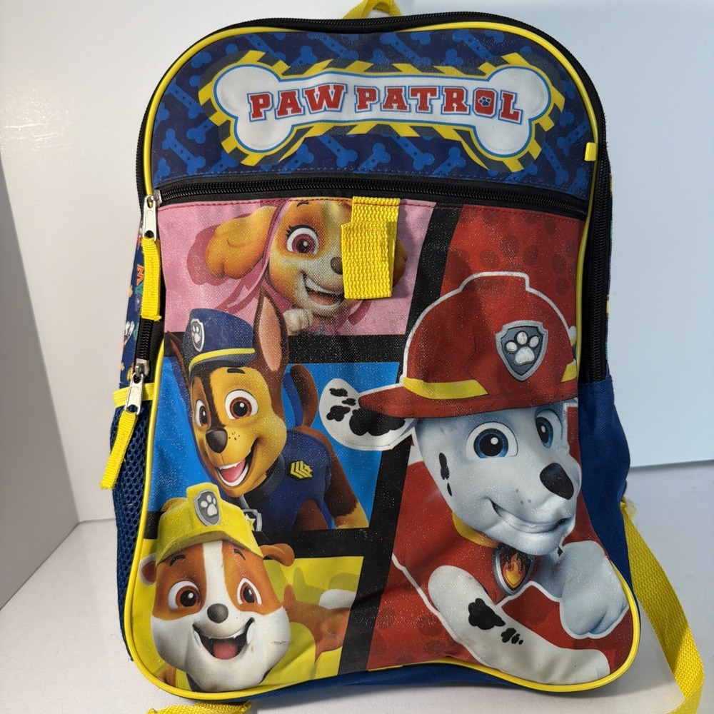 Paw Patrol PawSome 16" Backpack Kids School Book Bag Tote Paw Patrol Nickelodeon